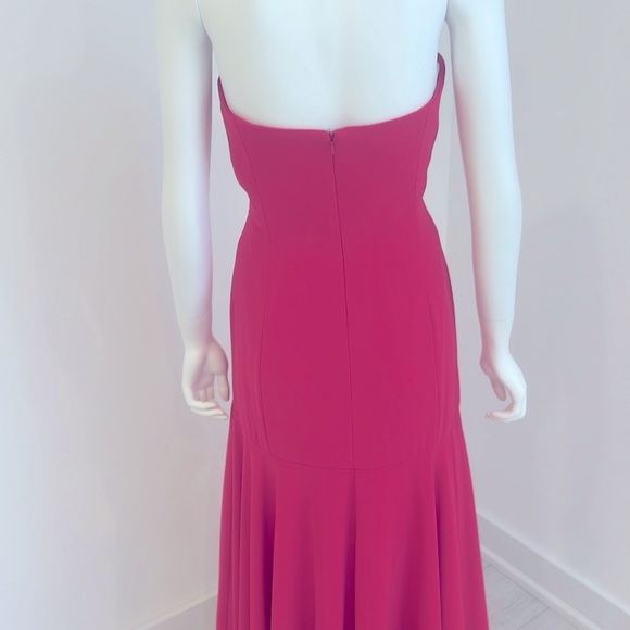 NWT SAMPLE SALE After Six Posie (muted Fuschia) size 10 Nu-georgette PRISTINE - Picture 5 of 7